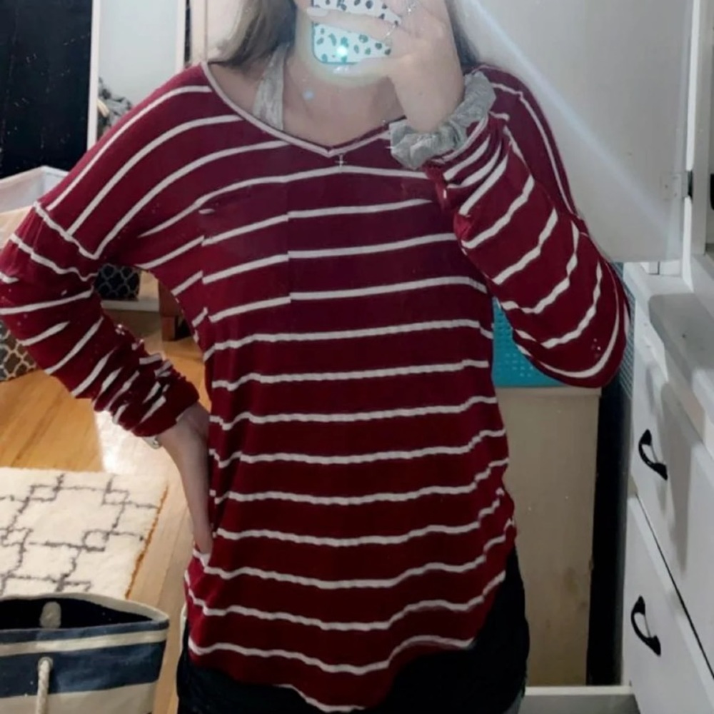 stripped long sleeve